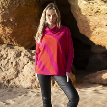 Load image into Gallery viewer, Pink High Neck Sweater - Marble