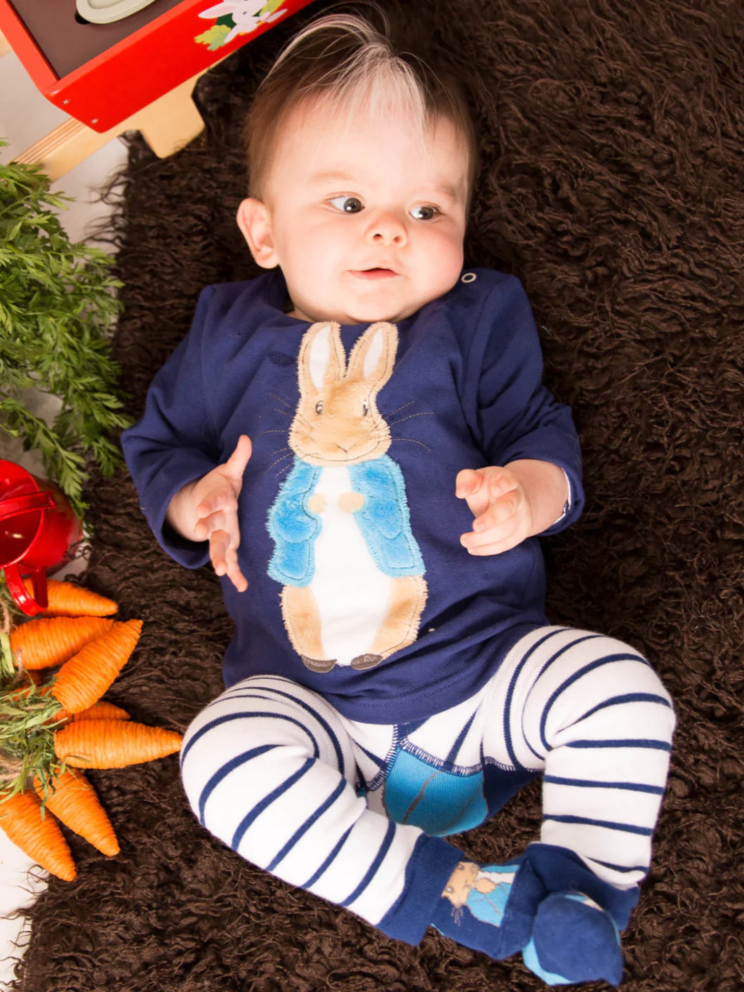 Peter Rabbit Navy Top - Blade and Rose