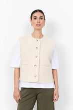 Load image into Gallery viewer, Cream Waistcoat - Soya Concept