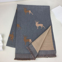 Load image into Gallery viewer, 235- Stag Scarf - Grey