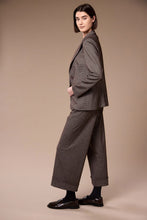 Load image into Gallery viewer, Brown Houndstooth Trousers - Peruzzi