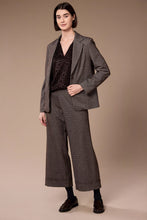 Load image into Gallery viewer, Brown Houndstooth Trousers - Peruzzi