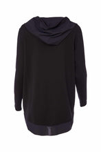 Load image into Gallery viewer, 25134 - Hooded Top with Contrast Wrap Neck -French Blue-  Naya