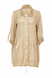 25178 - Long-Line Mesh Jacket - Naya