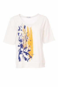 25289 - Splatter Print T-Shirt - Naya