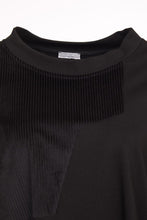 Load image into Gallery viewer, 24185- Zig zag cord panel top - Black- Naya