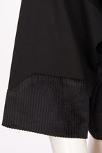 Load image into Gallery viewer, 24185- Zig zag cord panel top - Black- Naya