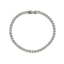 Load image into Gallery viewer, Dakota Silver Tennis Bracelet- Knight &amp; Day Jewellery