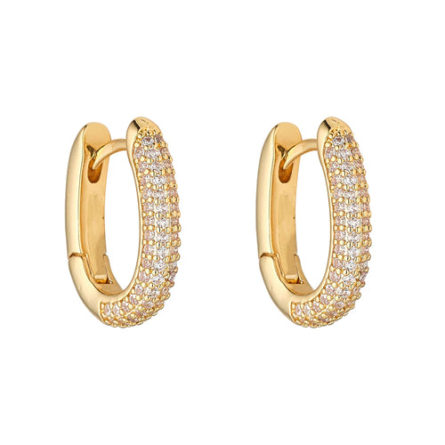 Emilia Gold Earrings - Knight & Day Jewellery