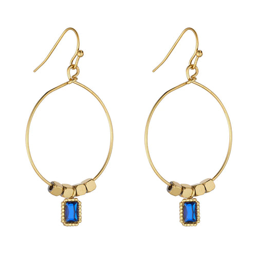 Keilani Sapphire Earrings- Knight & Day Jewellery