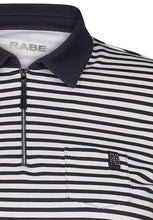 Load image into Gallery viewer, 114356- Fine Stripe Zip Neckline Polo- Rabe