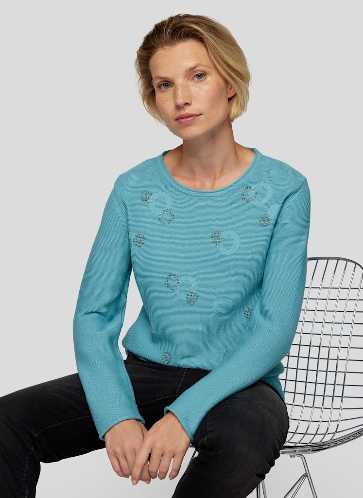 122611 - Peacock Blue Pullover - Rabe