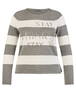 Load image into Gallery viewer, 114600 - Striped and Embellishmed Knit - Rabe