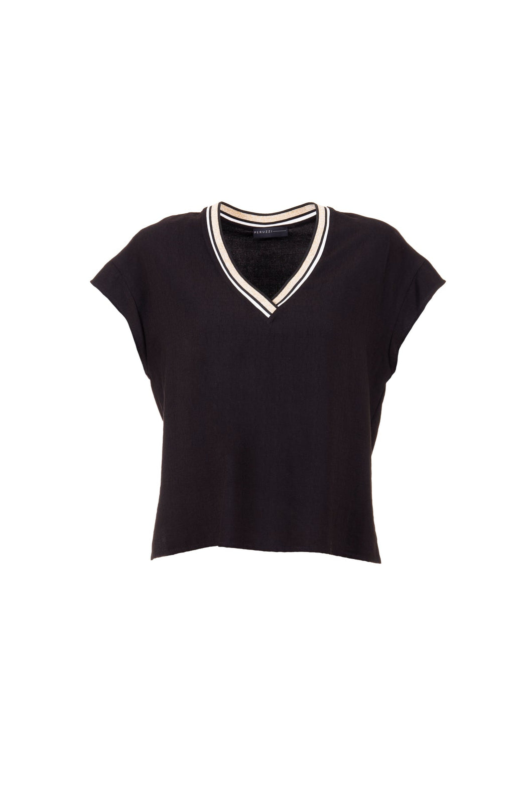 25407 - V-Neck Sucker Top - Peruzzi