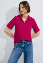 Load image into Gallery viewer, 321113- Piqué Polo Shirt- Pink Sorbet- Cecil