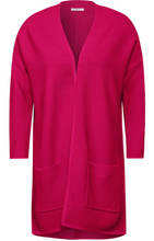 Load image into Gallery viewer, 253765- Fine Knit Longline Cardigan - Pink Sorbet- Cecil