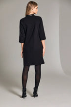 Load image into Gallery viewer, W24103- Hammered Stud Dress- Black- Peruzzi