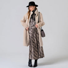 Load image into Gallery viewer, Faux Fur Coat - Ecru - Surkana