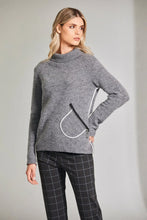 Load image into Gallery viewer, W24123- Check Trousers- Grey- Peruzzi