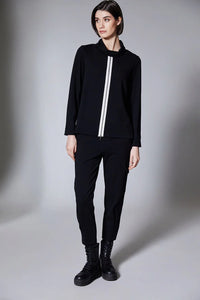 Zip Front Cowl Top - Peruzzi