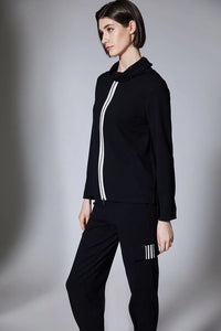 Zip Front Cowl Top - Peruzzi