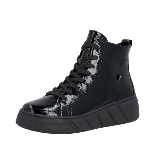 Lace-Up Wedge Boot - Rieker