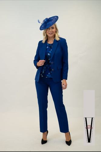 Royal Blue Blouse - Via Veneto