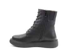 Load image into Gallery viewer, Fern Lace-Up Boot - Black - Heavenly Feet