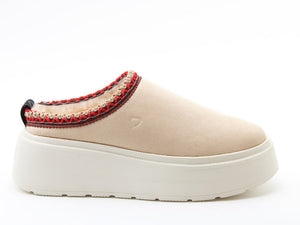 Franca Chunky Sole Slip On Shoe- Beige- Heavenly Feet