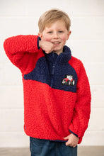 Load image into Gallery viewer, Caden Fleece - Red - Little Lighthouse