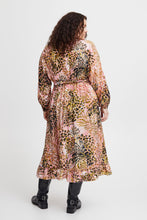 Load image into Gallery viewer, 2600- Printed Faux Wrap Dress- Fransa Plus