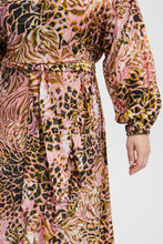 Load image into Gallery viewer, 2600- Printed Faux Wrap Dress- Fransa Plus