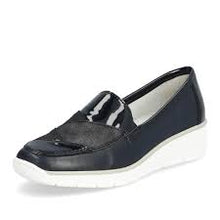 Load image into Gallery viewer, 53785- Slip On Navy Shoes - Rieker