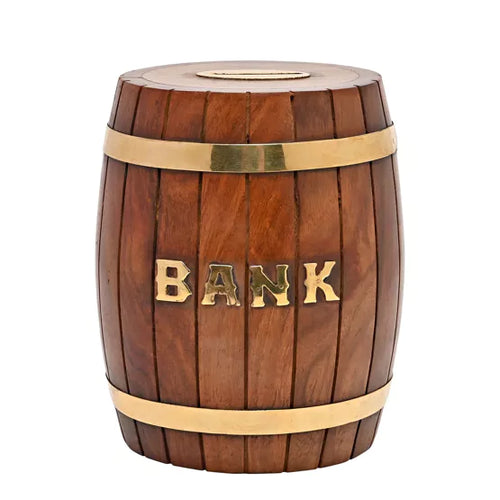 2452 - Harvey Makin Barrel Money Box - Widdop