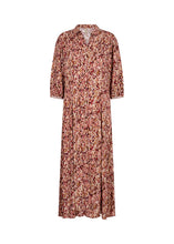 Load image into Gallery viewer, 40249- Rust Print Dress - Soya Concept