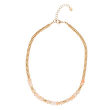 Load image into Gallery viewer, Maleah  Beige &amp; Gold Necklace- Knight &amp; Day Jewellery