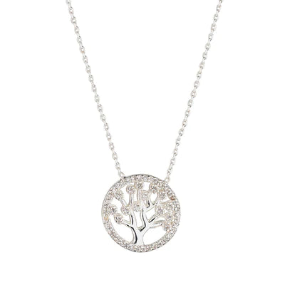 Silver Tree of Life Necklace- Knight & Day