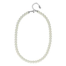 Load image into Gallery viewer, Faux Pearl Single Strand Necklace- Knight &amp; Day