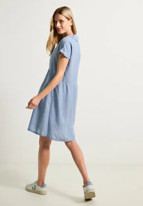 143643- Lyocell Stripe Dress - Cecil