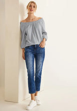 Load image into Gallery viewer, 343963 - Off Shoulder Stripe Blouse - Street One