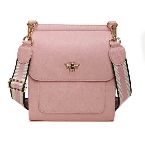 5576- Pink Bloomsbury Crossbody Bag - Alice Wheeler