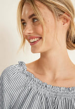 Load image into Gallery viewer, 343963 - Off Shoulder Stripe Blouse - Street One