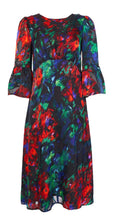 Load image into Gallery viewer, 23151-Flower Print Dress- Kate Cooper