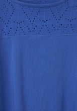 Load image into Gallery viewer, 320160- Royal Jersey Lace Mix T-shirt- Cecil
