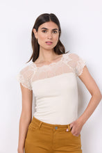 Load image into Gallery viewer, 26129- Cream Lace Top - Soya Concept