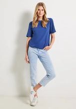 Load image into Gallery viewer, 320160- Royal Jersey Lace Mix T-shirt- Cecil