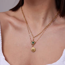 Load image into Gallery viewer, Carly Malachite Layered Necklace - Knight &amp; Day