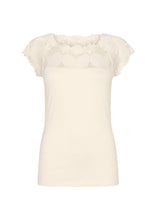 Load image into Gallery viewer, 26129- Cream Lace Top - Soya Concept