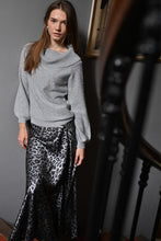 Load image into Gallery viewer, Lepoard Print Satin Skirt - Molly Bracken