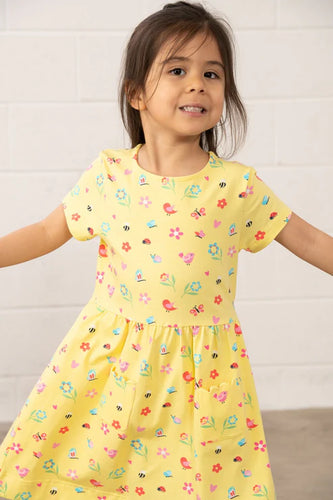 Marnie Dress - Spring Yellow - Little Lighthouse